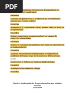 Diseno e Implementacion Del Programa de Capacitacion en Seguridad y Salud en El Trabajo