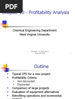 Chapter 10 - Profitability Analysis