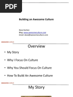 Kashen - Building An Awesome Culture - Hive