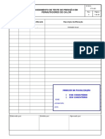 PTC-021 - Procedimento DeTeste de Pressão em Permutadores de