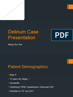 Delirium Case Presentation