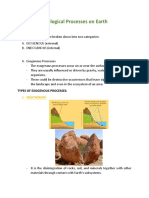 Geological Processes On Earth