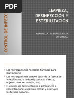 Limpieza, Desinfeccion y Esterilizacion