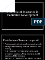 Role of Insurance in Economic Development