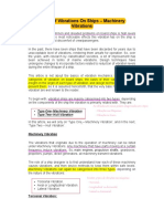 Types of Vibrations On Ships - Machinery Vibrations