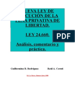 Ley de Ejecución de La Pena Privativa de Libertad 24660