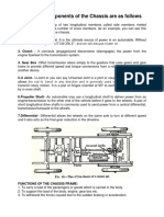 Auto Chassis Notes