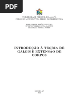 Introdução À Teoria de Galois e Extensão de Corpos (Everaldo Ferreira)