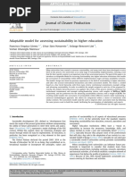 Adaptable Model For Assessing Sustainability in Higher Education