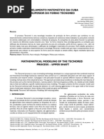 Modelamento Matemático Da Cuba Superior Do Forno Tecnored