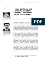 India: Internal and External Security - Current Challenges To The Government