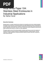 Rittal White Paper 104: Stainless Steel Enclosures in Industrial Applications