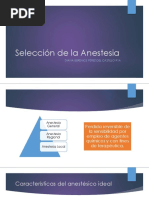 Selección de La Anestesia