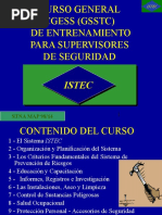 Curso General de Supervisores de Seguridad