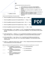 Michelle - Chemical Equilibrium WS PDF