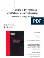 Cualitativo Taylor-Bogdan Unidad 1