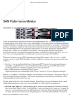 SAN Performance Metrics - The SAN GUY