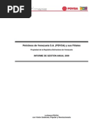 PDVSA Informe Anual de Gestion 2009 