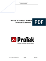 Protek Fire and Blast Wall and Cladding Summary