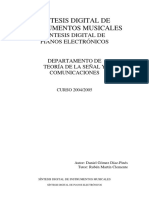 Sintesis Digital de Instrumentos Musicales Daniel Gomez Díaz-Pinés