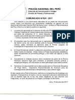 Comunicado PNP #24 - 2017