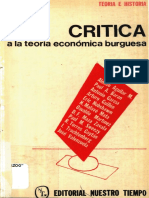 Critica Teoria Economica Burguesa