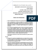 Carta A Los Colosenses