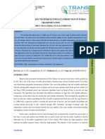 Design of Simulation Techniques For Data Prediction in Public Transportation