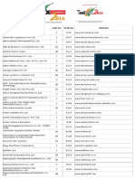 Participants List 2016 Imtex Forming