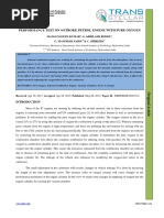 Performance Test On 4-Stroke Petrol Engine With Pure Oxygen