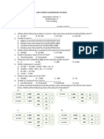 Summative Test Math