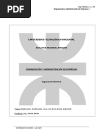 6 Radicacion, Localizacion y Lay Out de La Planta Industrial