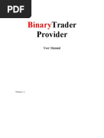 BinaryTrader Provider User Manual en v12