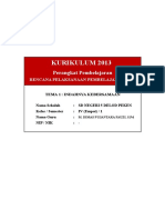 RPP Kurikulum 2013 SD Kelas 4 Revisi Tema 1 Indahnya Kebersamaan