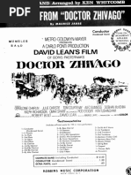 Doctor Zhivago, Theme From - Arr Ken Whitcomb - Maurice Jarre