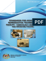 Standards For Assisted Reproductive Technology Facility - Ebryolgy Laboratory and Operation Theatre PDF