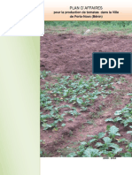 BISSAP - Business Plan Urban Tomato Production Porto Novo Benin PDF