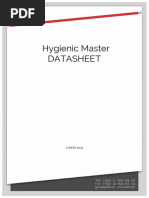 Datasheet Higienicmaster