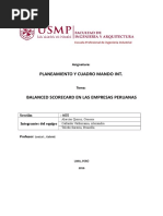 Balanced Scorecard en Las Empresas Peruanas