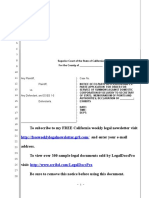 Sample Ex Parte Application To Serve California Corporation by Substituted Service in California