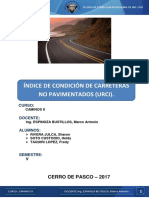 Informe Del Urci de La Carretera Champamarca - Yurajhuanca (Pasco)