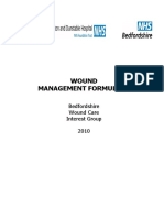 Wound Management Formulary Bedfordshire November 2010