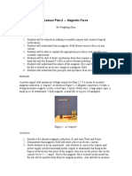 Magnetic Force Lesson Plan