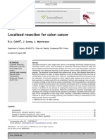 Localized Resection For Colon Cancer: R.A. Cahill, J. Leroy, J. Marescaux