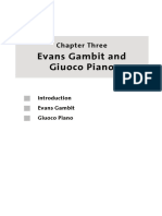 Evans Gambit and Giuoco Piano: Chapter Three