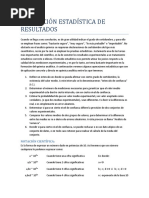 Evaluación Estadística de Resultados1