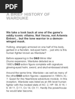 A Brief History of Warduke 