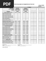 FPR013-P Especificaciones de Paràmetros de Proceso