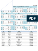 Working Calendar 2015 PDF