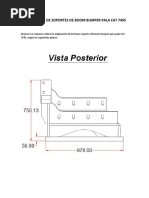 Fabricación de Soportes de Boom Bumper Pala Cat 7495